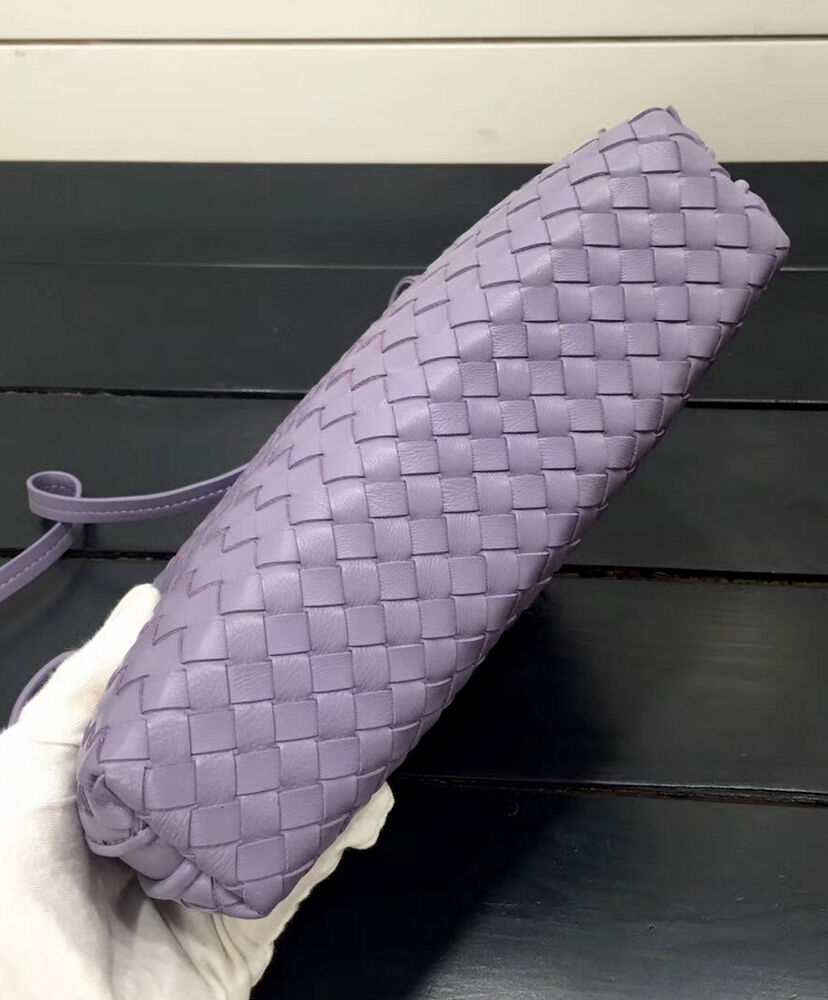 Bottega Veneta Shoulder Bag Lambskin Light Purple